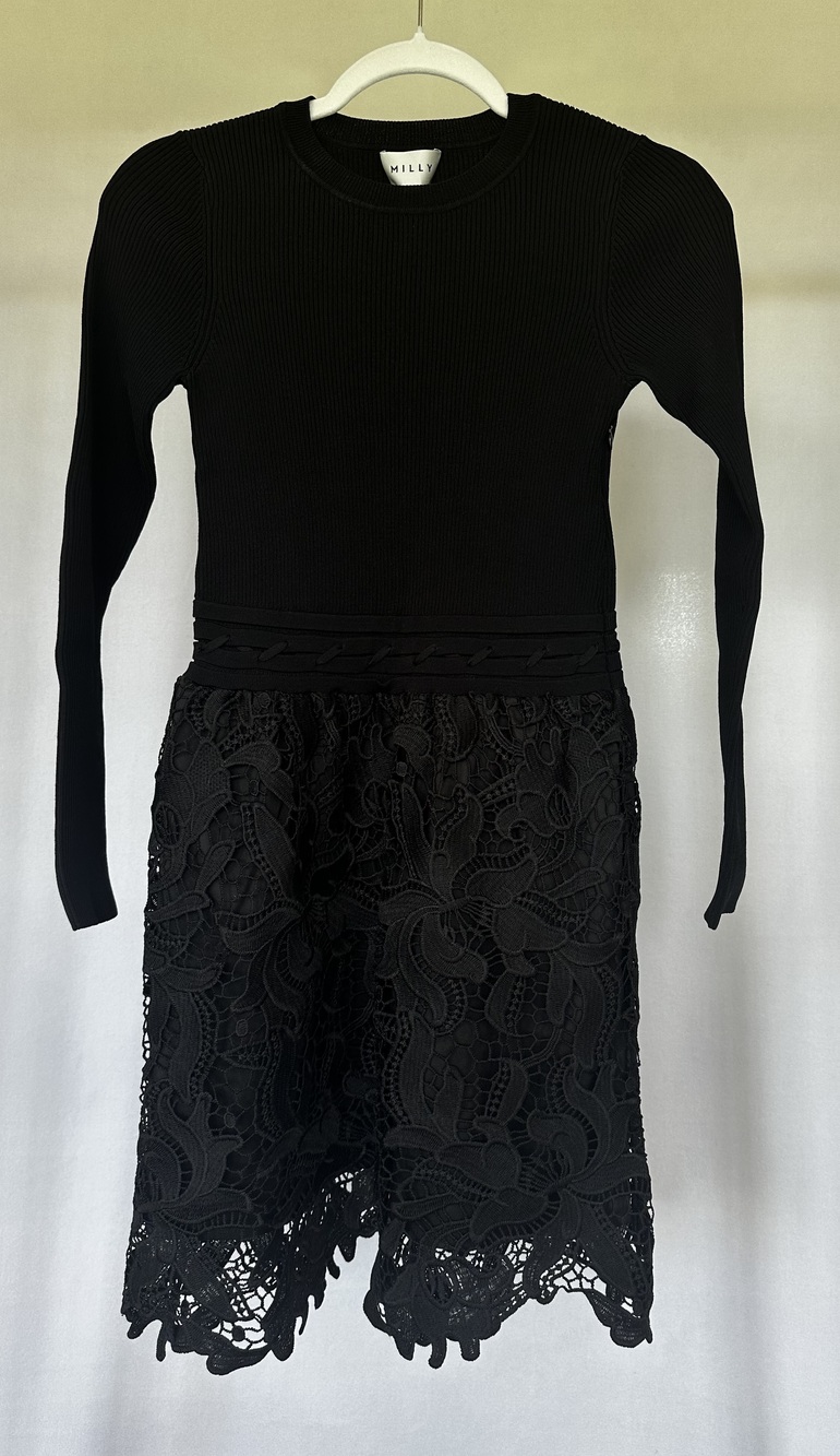 New! Milly dress - black size Small - Picture 7 of 16